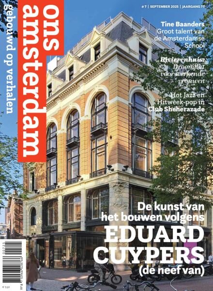Ons Amsterdam – September 2025 Cover
