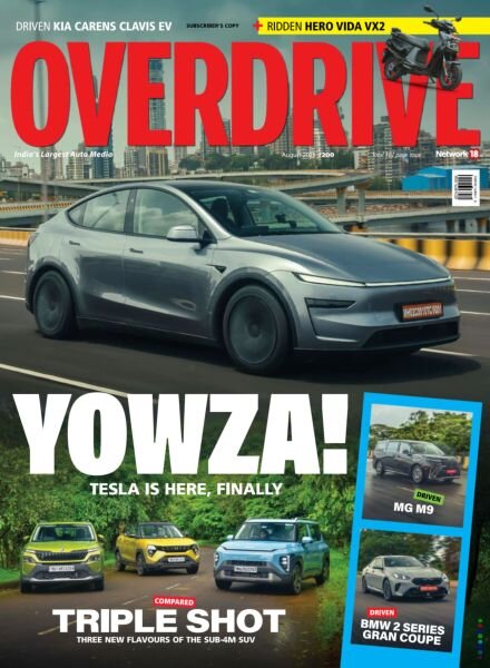 Overdrive India – August 2025 Cover