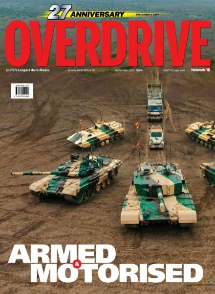 Overdrive India – September 2025 Cover