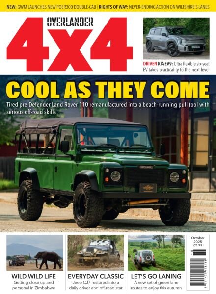 Overlander 4×4 – October 2025 Cover