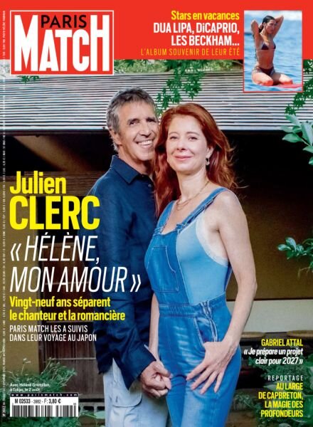 Paris Match – 28 Aout 2025 Cover
