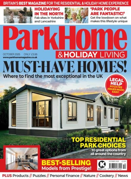 Park Home & Holiday Living – October 2025 Cover