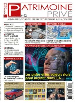 Patrimoine Prive – Septembre-Novembre 2025