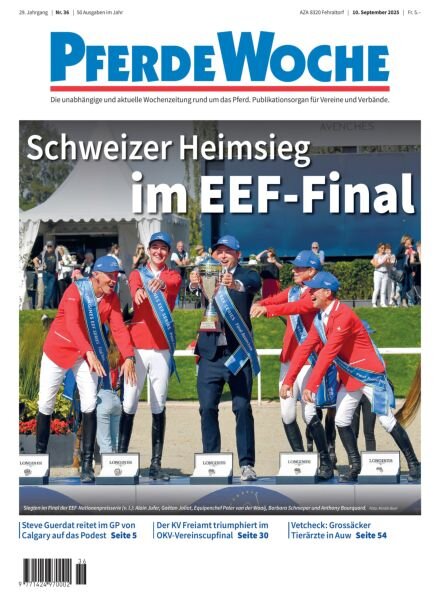 PferdeWoche – 10 September 2025 Cover