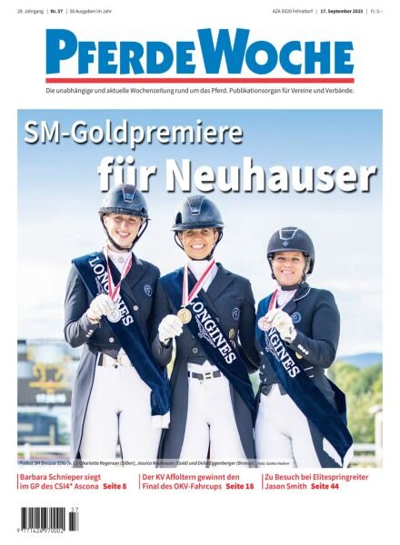 PferdeWoche – 17 September 2025 Cover