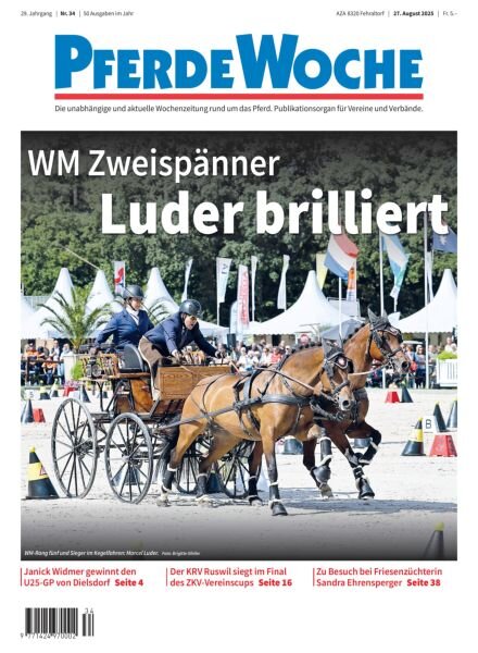 PferdeWoche – 27 August 2025 Cover