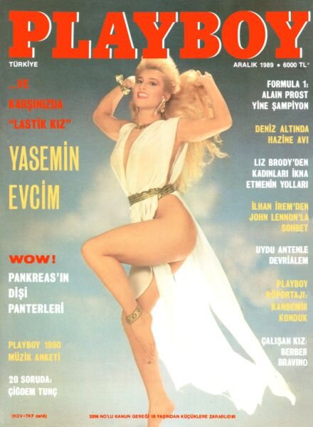 Playboy Turkey – Aralik 1989 Cover