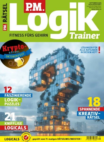 PM Logik Trainer – September 2025 Cover