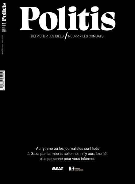 Politis – 4 Septembre 2025 Cover
