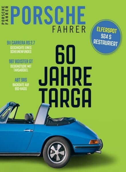 Porsche Fahrer – September-Oktober 2025 Cover