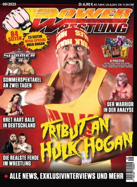 Power-Wrestling – September 2025 Cover