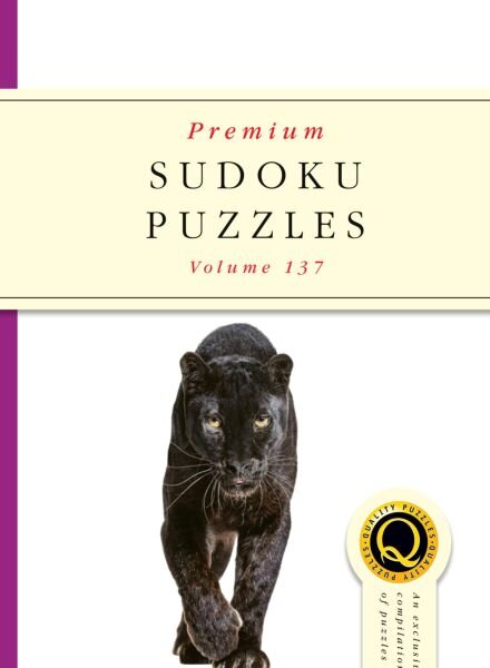 Premium Sudoku Puzzles – Issue 137 2025 Cover