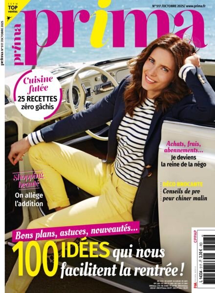 Prima France – Octobre 2025 Cover
