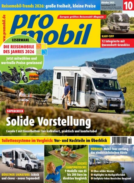 Promobil – Oktober 2025 Cover