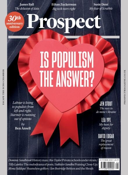 Prospect Magazine – October 2025 Cover