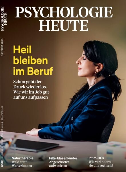 Psychologie Heute – Oktober 2025 Cover