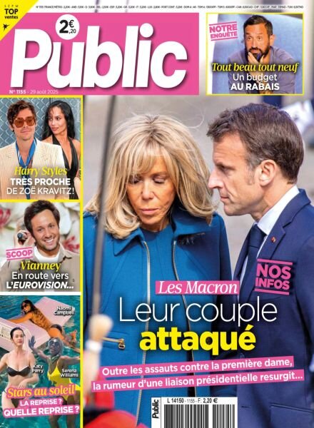 Public – 29 Aout 2025 Cover