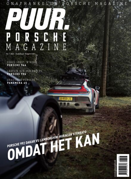 PUUR Porsche Magazine – Juli 2025 Cover