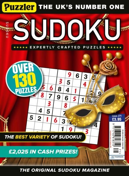 Puzzler Sudoku – Issue 271 2025 Cover