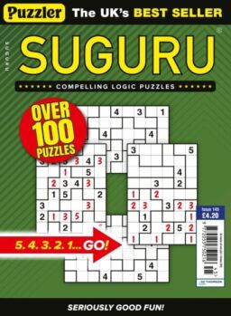 Puzzler Suguru – Issue 145 2025