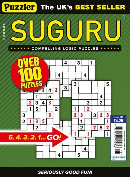 Puzzler Suguru – Issue 145 2025 Cover
