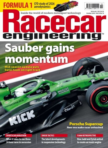 Racecar Engineering – October 2025 Cover