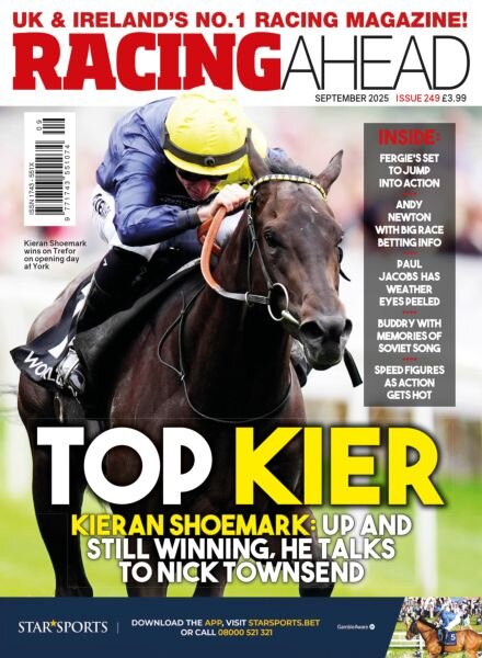 Racing Ahead – September 2025 Cover
