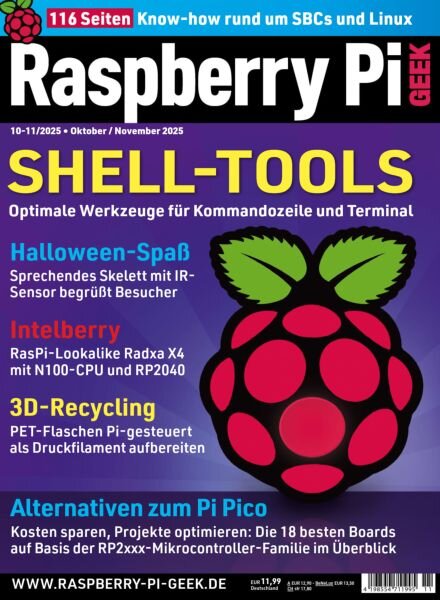 Raspberry Pi Geek – Oktober-November 2025 Cover