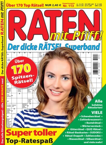 Raten mit Pfiff! – August 2025 Cover