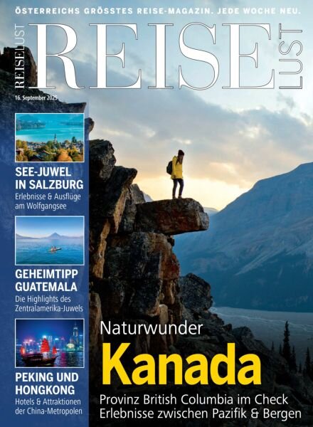 Reiselust – 16 September 2025 Cover