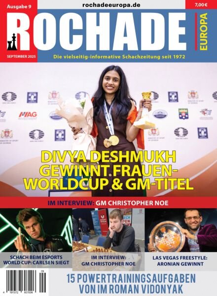 Rochade Europa – September 2025 Cover