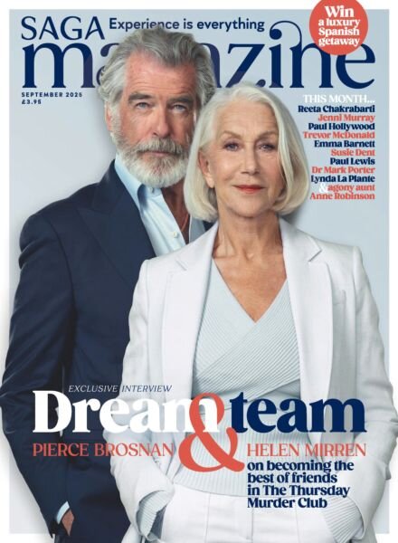 Saga Magazine – September 2025 Cover