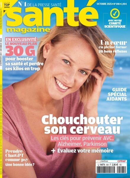 Sante Magazine – Octobre 2025 Cover