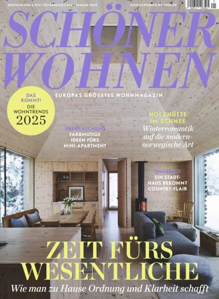 SchOner Wohnen – Januar 2025 Cover