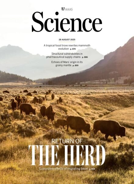 Science – 28 August 2025 Cover