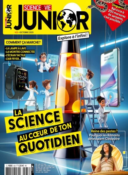Science & Vie Junior – Octobre 2025 Cover