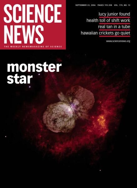 Science News – 23 September 2006 Cover