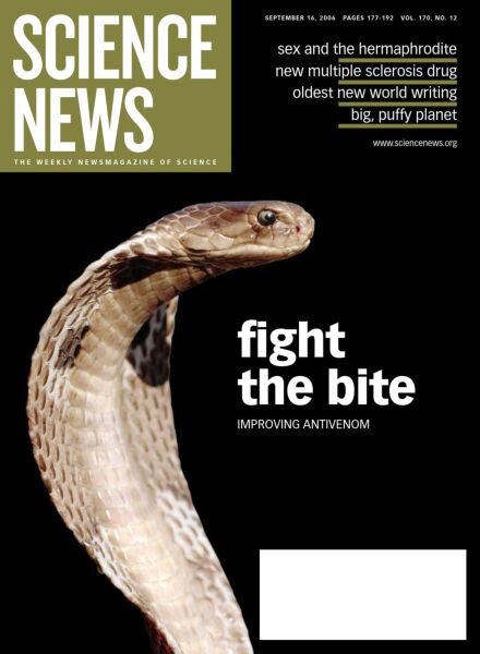 Science News – September 2006 Cover