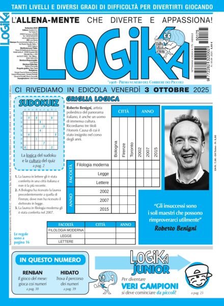 Settimana Logika – Settembre 2025 Cover