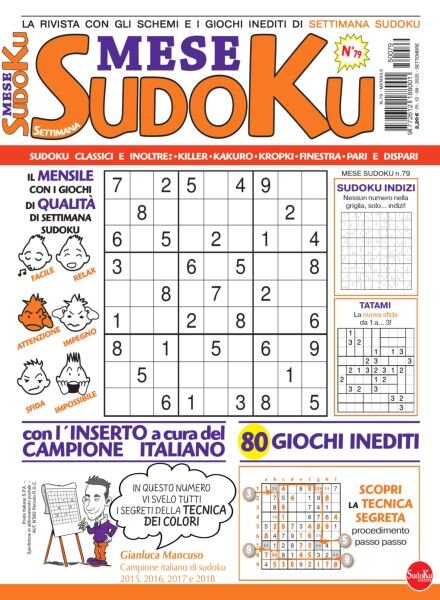 Settimana Sudoku Mese – Settembre 2025 Cover