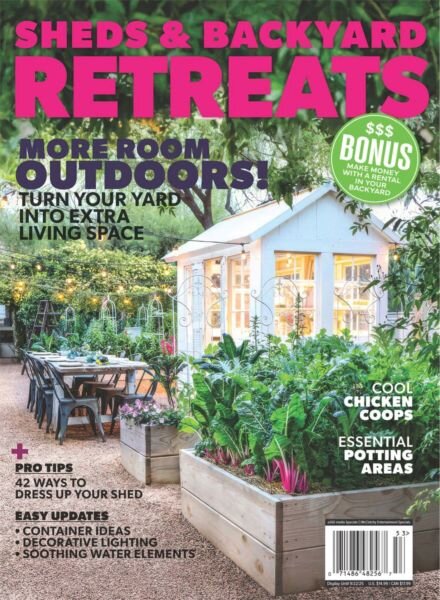 Sheds & Backyard Retreats – More Room Outdoors! 2025 Cover