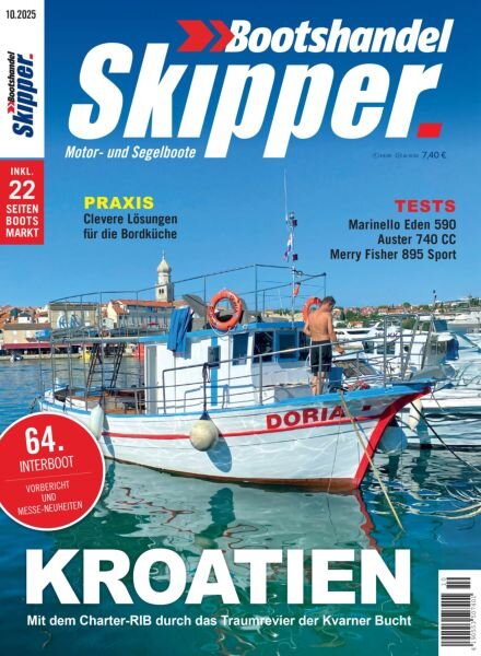 Skipper Bootshandel – Oktober 2025 Cover