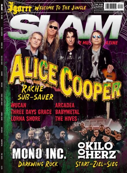 SLAM Alternative Music Magazine – September-Oktober 2025 Cover