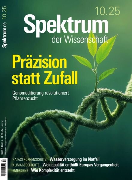 Spektrum der Wissenschaft – Oktober 2025 Cover