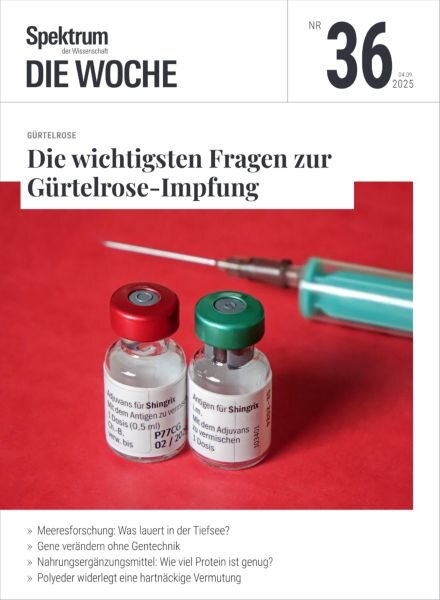 Spektrum Die Woche – 4 September 2025 Cover