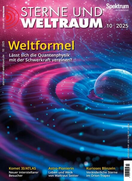 Spektrum Sterne und Weltraum – Oktober 2025 Cover