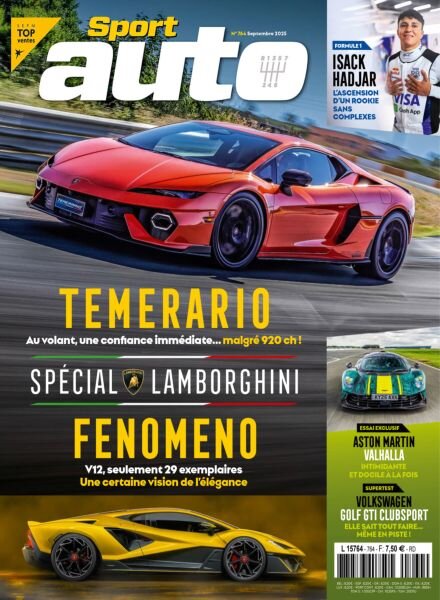Sport Auto France – Septembre 2025 Cover