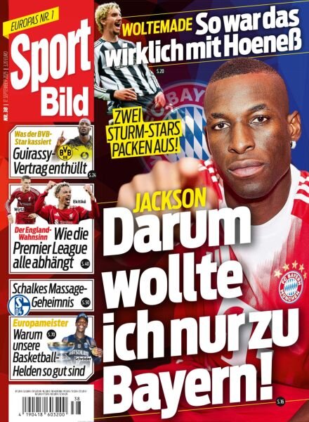 Sport Bild – 17 September 2025 Cover