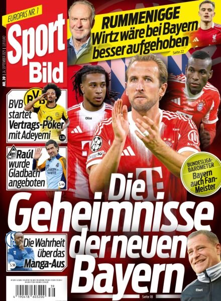 Sport Bild – 24 September 2025 Cover