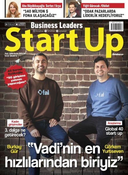 Start Up Turkiye – Eylul 2025 Cover